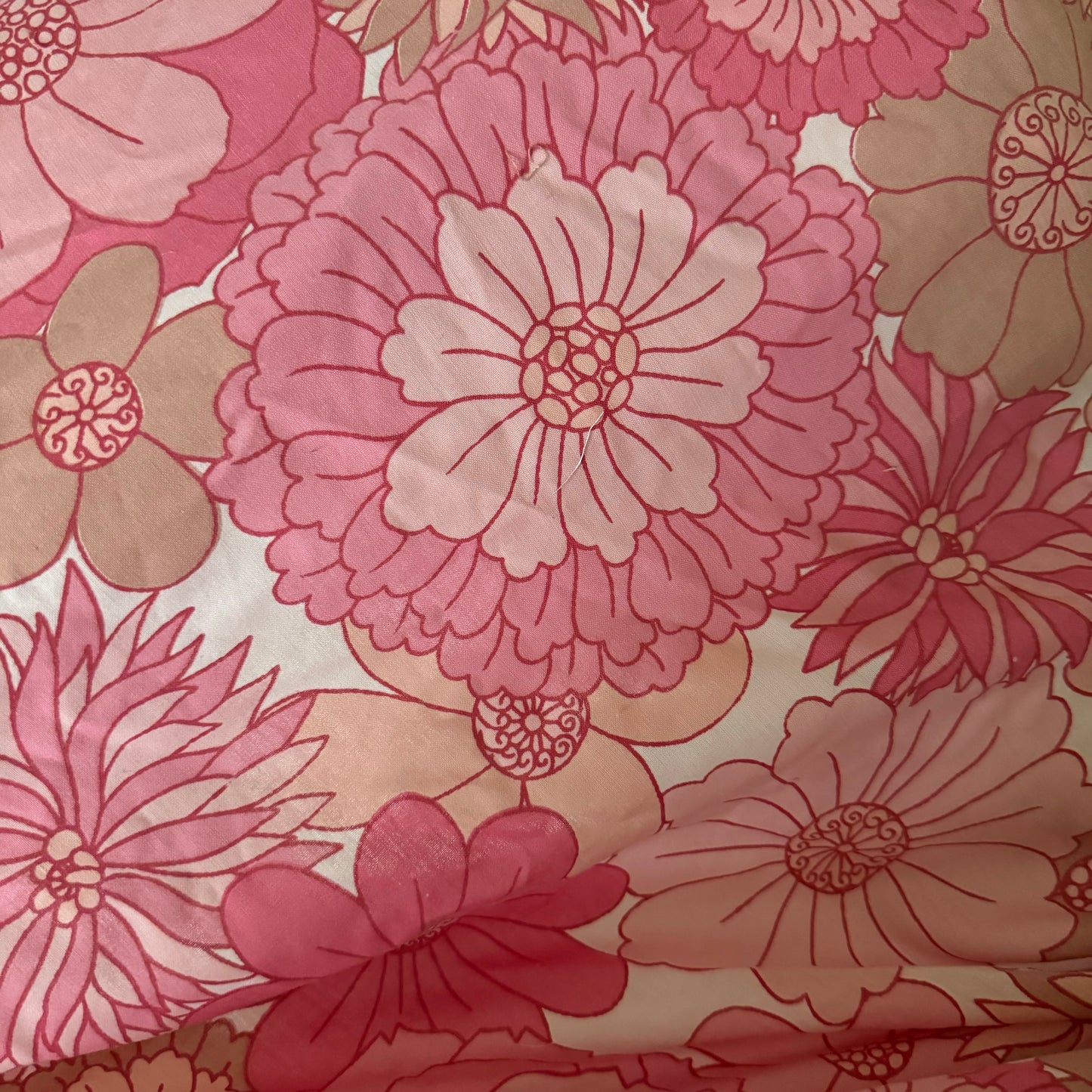 Pink 70’s floral