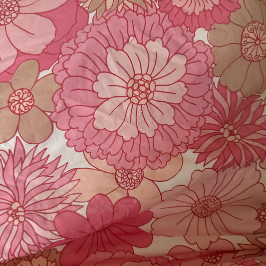 Pink 70’s floral