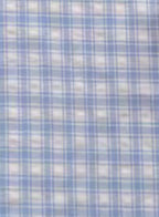 Gingham seersucker poly