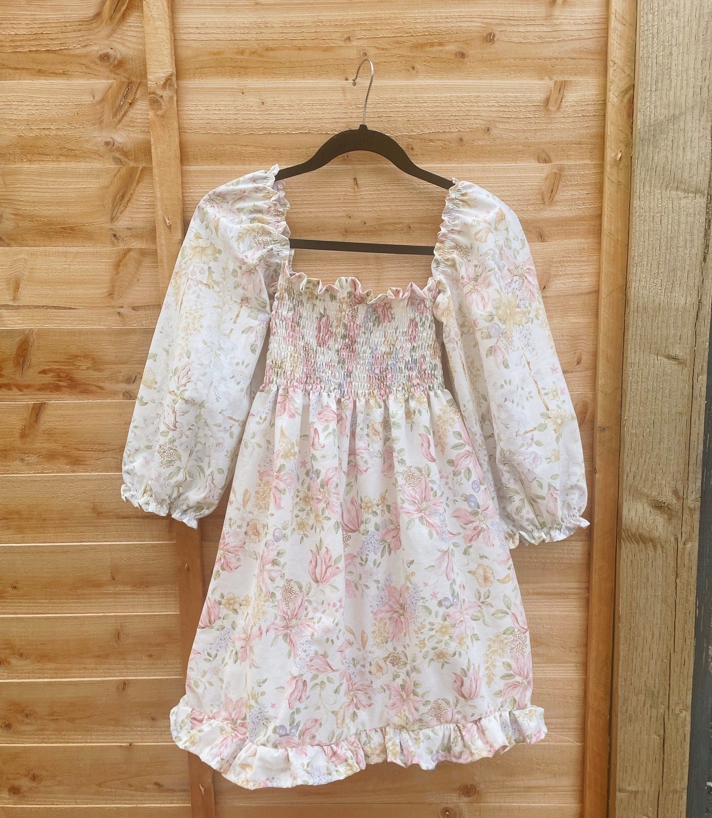 Jade dress in Garden print
