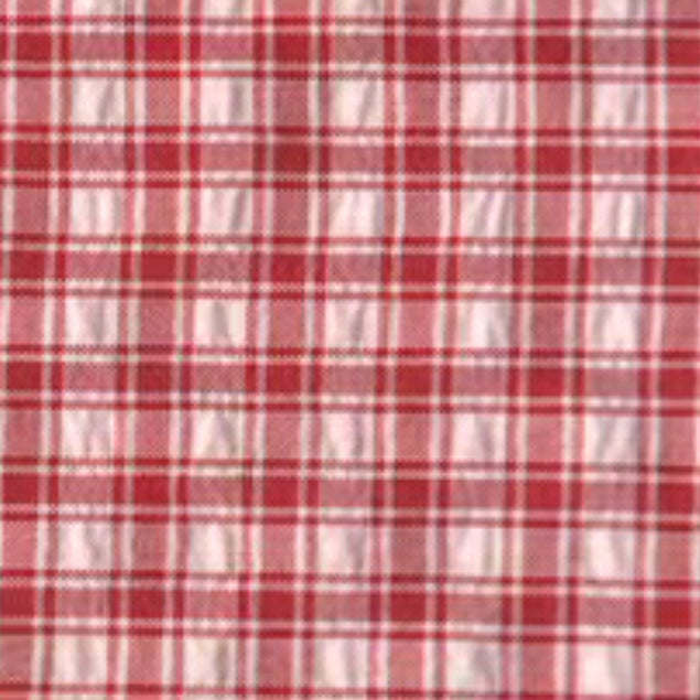 Gingham seersucker poly